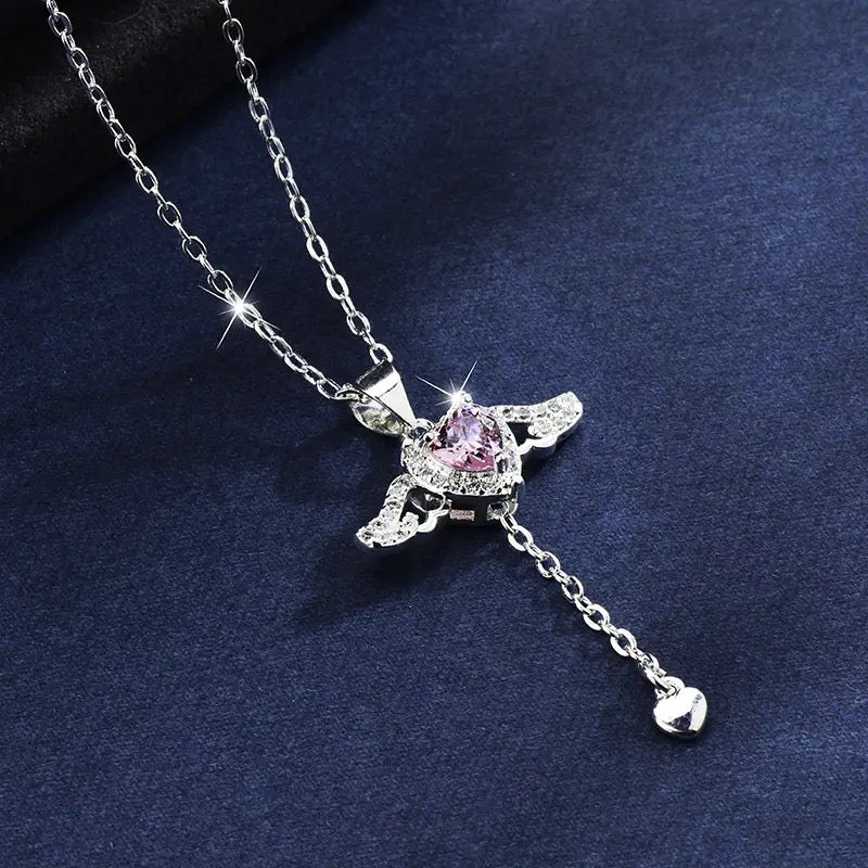 Veloura™ Luxury Heart Wings Necklace
