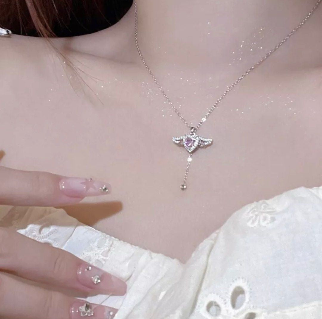 Veloura™ Luxury Heart Wings Necklace