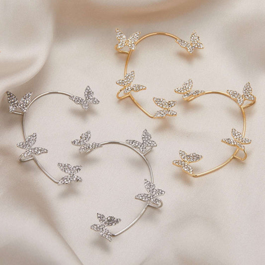 Veloura™ Butterfly Ear Cuffs