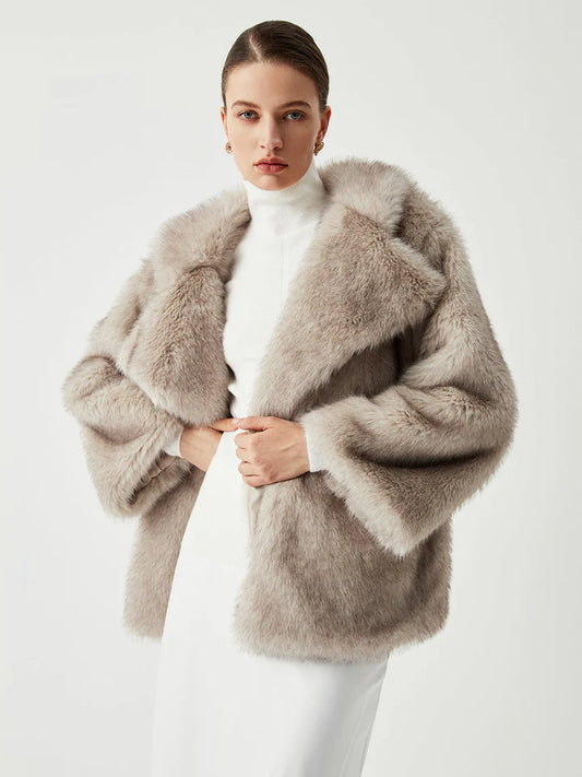 Veloura™ Winter-Haze Fur Coat