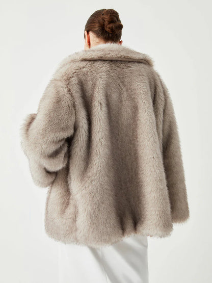 Veloura™ Winter-Haze Fur Coat