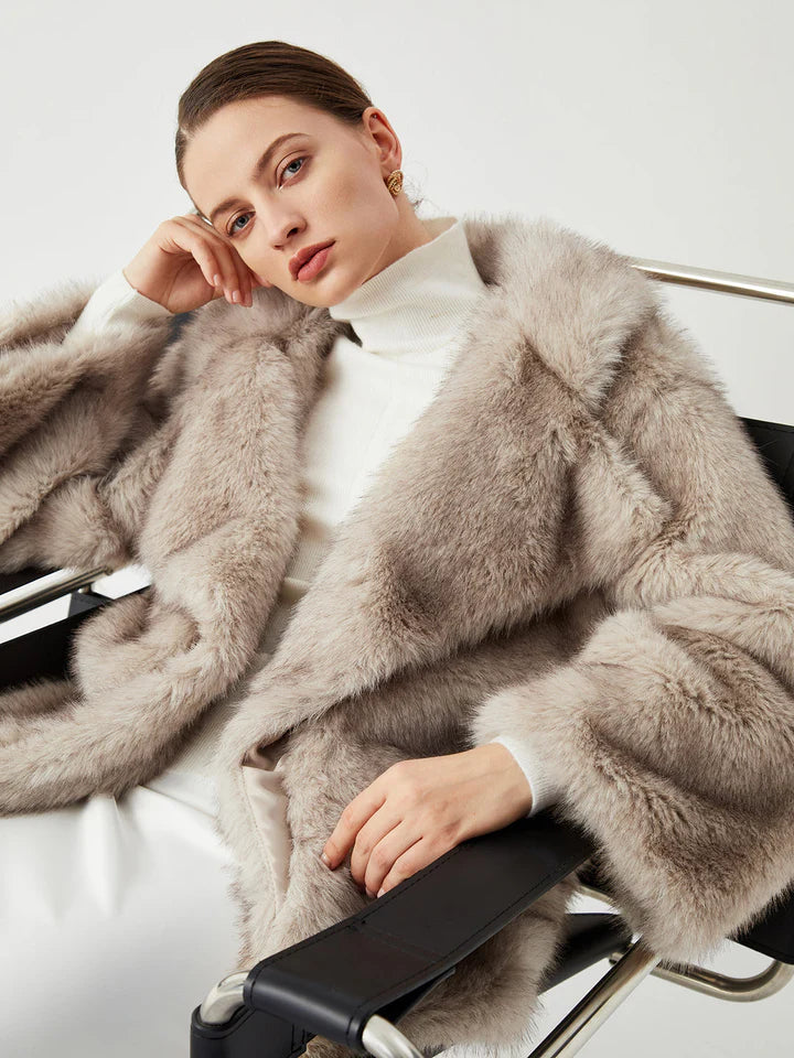 Veloura™ Winter-Haze Fur Coat